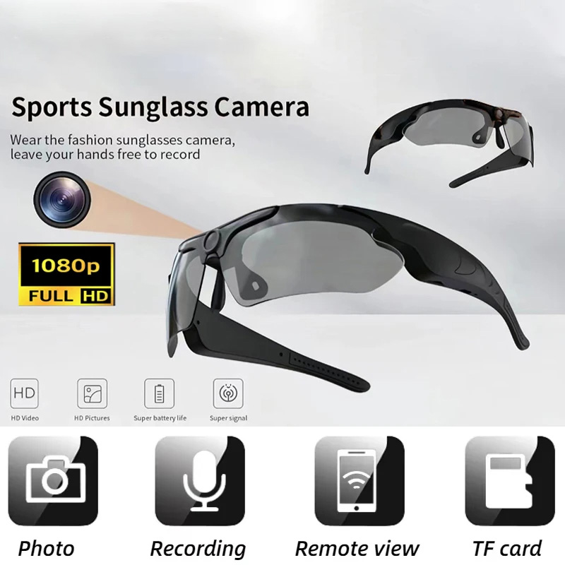 Outdoor Sport Camera - 1080P HD Camera Smart Glasses Mini