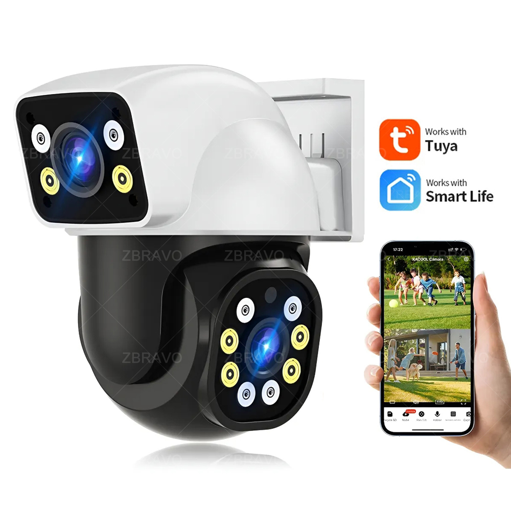 Outdoor Sport Camera - Smartlife 8MP WiFi Tuya Outdoor Camera