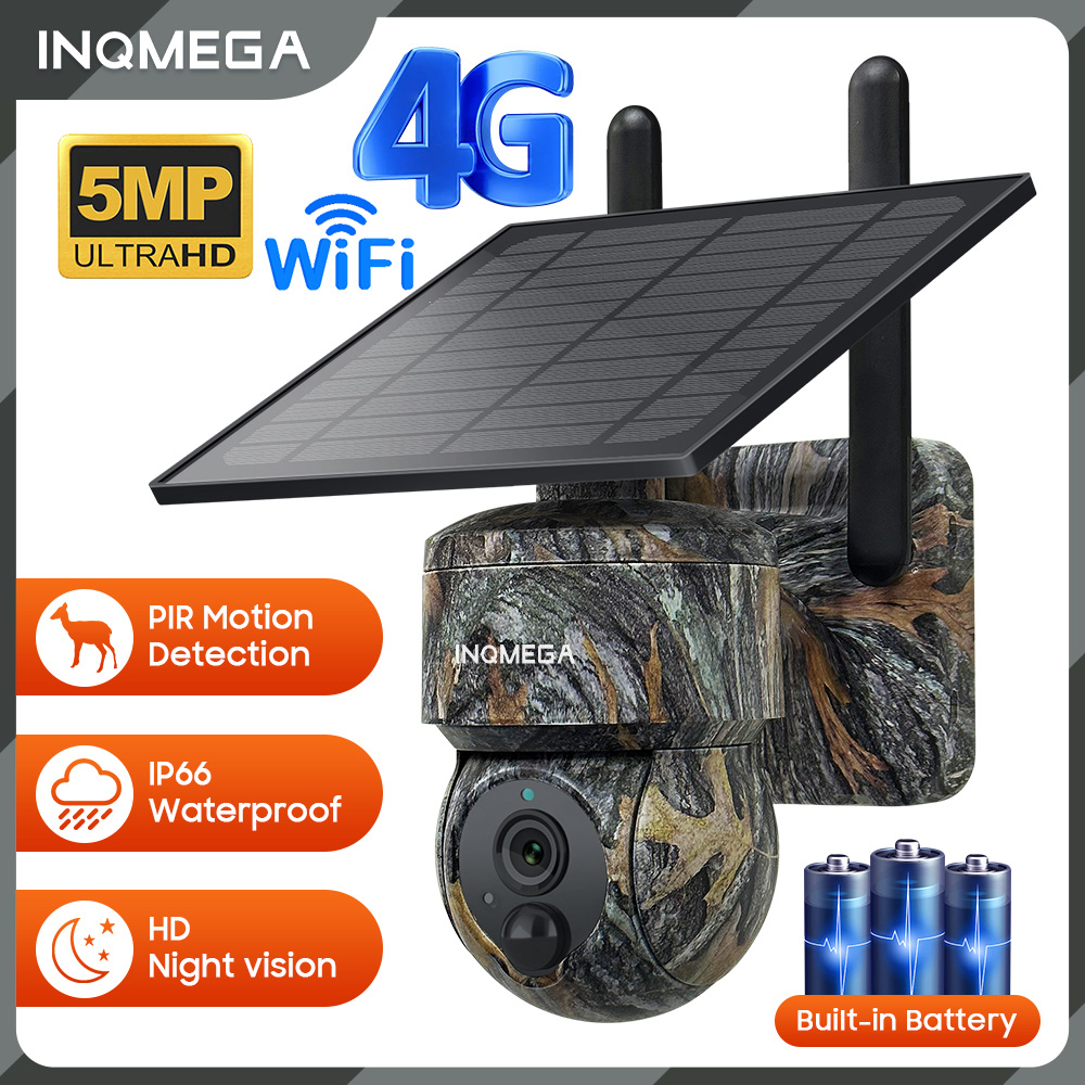 Outdoor Sport Camera - INQMEGA 5MP 4G / WIFI Solar