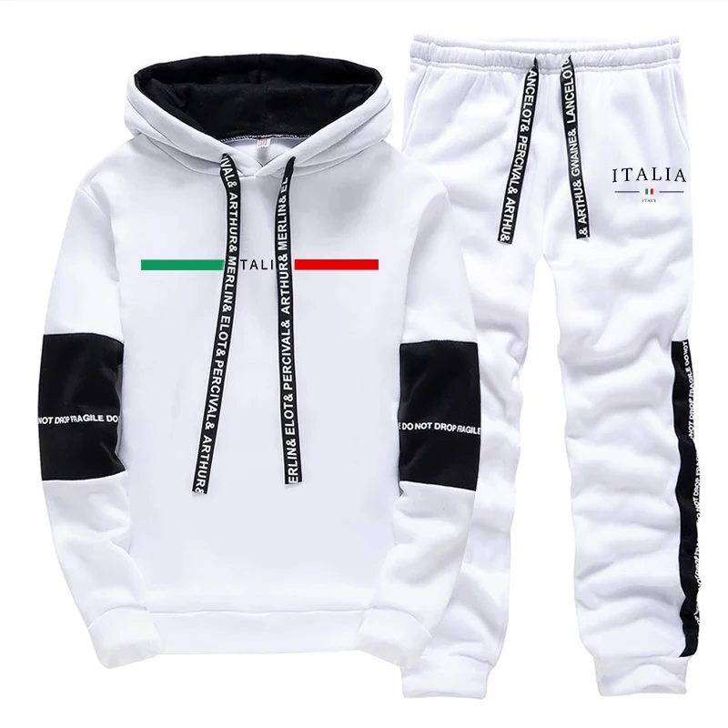 Outdoor Sportswear - Fashion Mens Tracksuit Print Casual Sweatshirts
