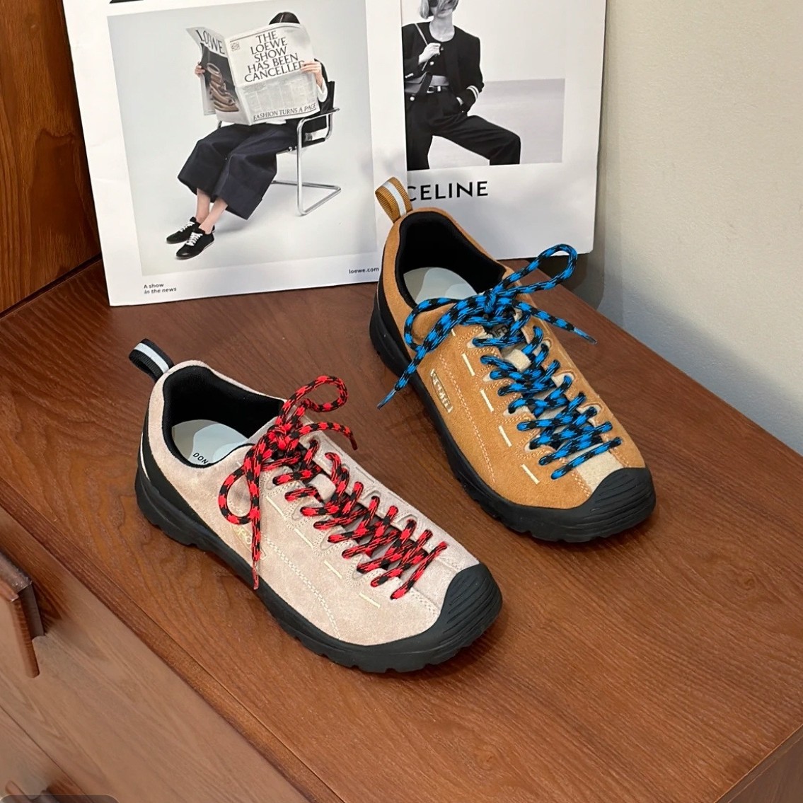 Outdoor Sports Shoes - Mountaineering shoes, women's color blocked training