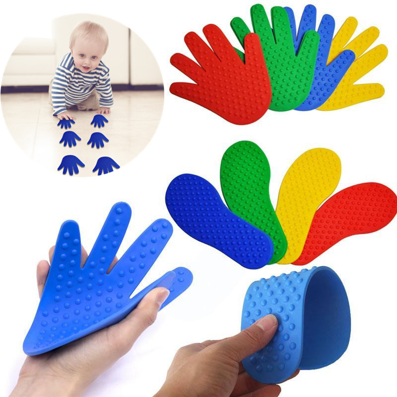 Outdoor Sport Activities For Kids - Kids Jump Hand Feet Sensory Play