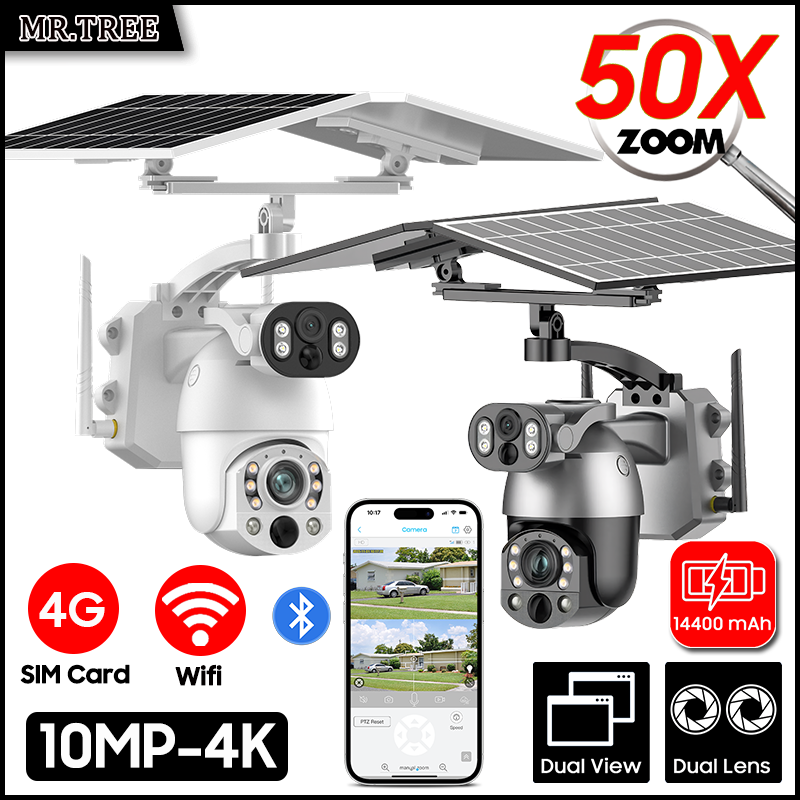 Outdoor Sport Camera - 4K 50X Optical Zoom Dual Lens