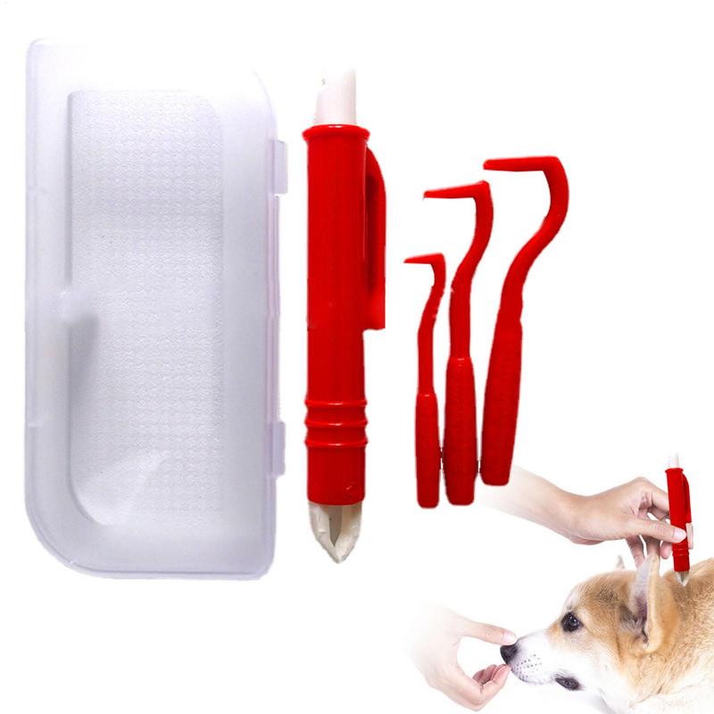 Grooming Kit Horse - 4Pcs/set Pet Tick Remover Kit Pets