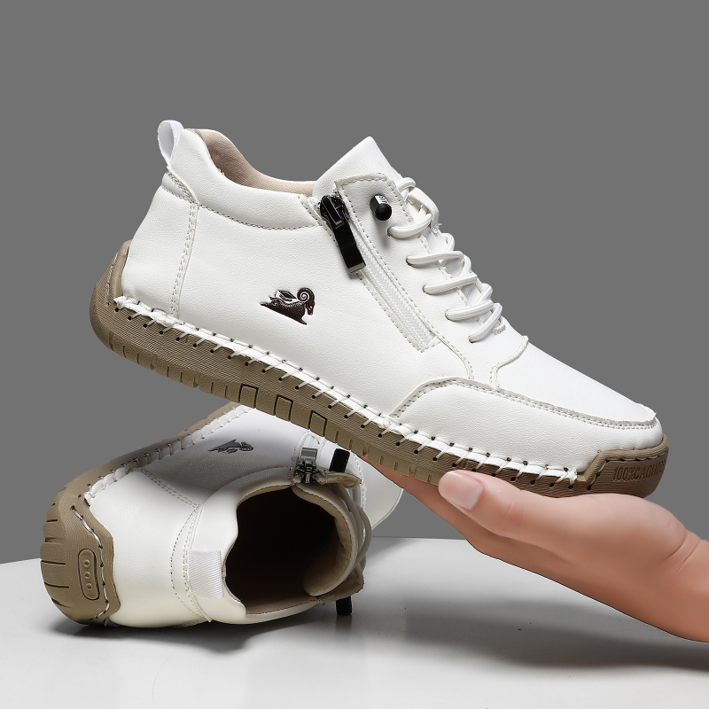 Outdoor Sports Shoes - Women's Sneakers Handmade Leather Casual Shoes