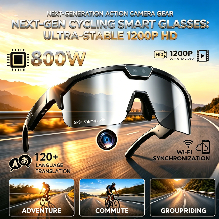 2026 Cycling Glasses with 800W - Outdoor Sport Glasses ulasan dan harga
