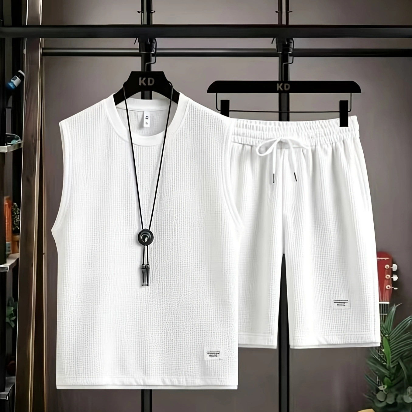 Summer men's vest sets high qu - Outdoor Sportswear ulasan dan harga