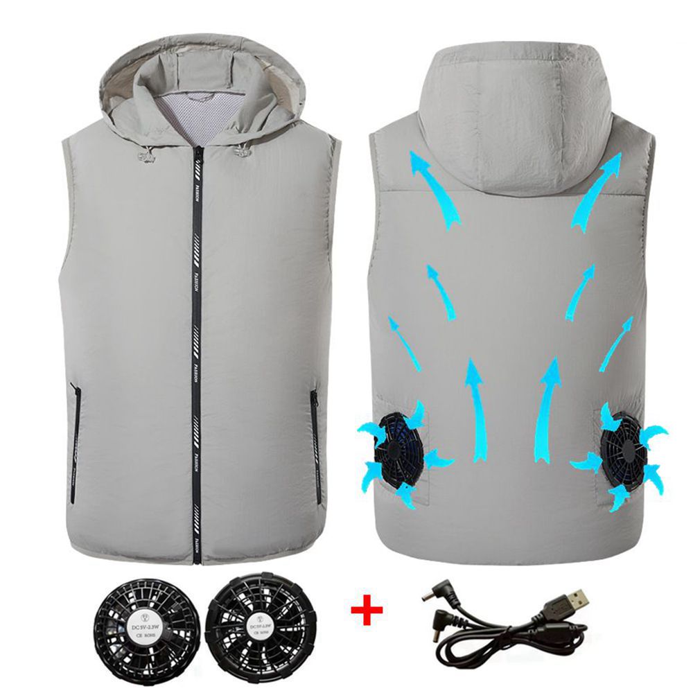 Summer Sport Fan Air Condition - Outdoor Sport Brand Jacket ulasan dan harga