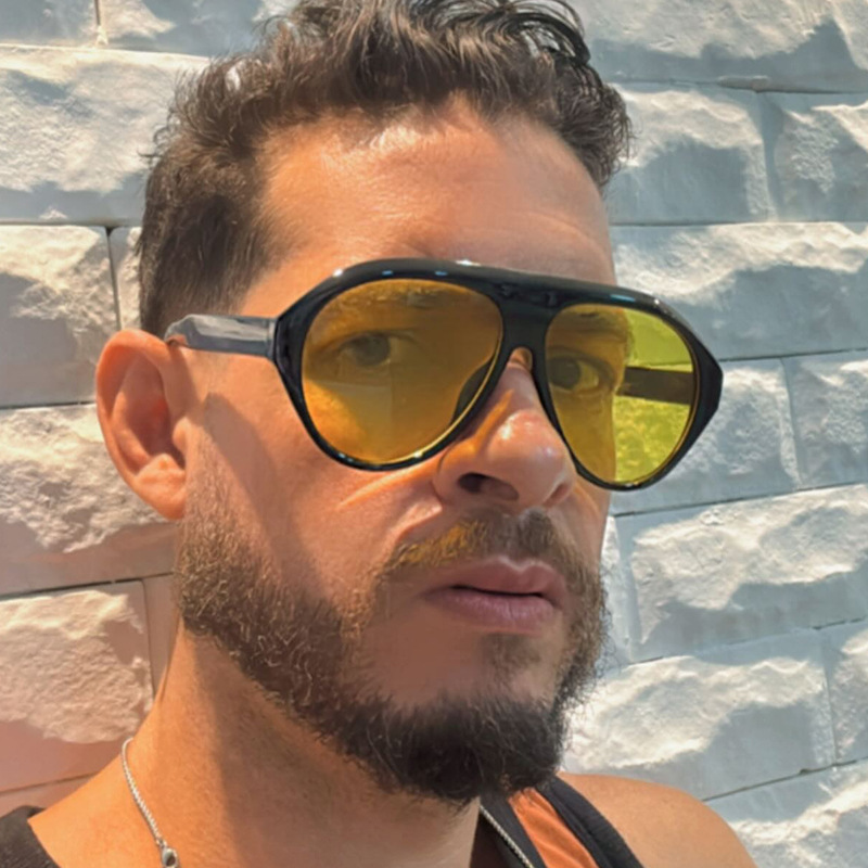Fashion Oversized Pilot Sungla - Outdoor Sport Glasses ulasan dan harga