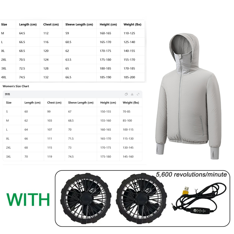 Summer Sport Fan Air Condition - Outdoor Sport Brand Jacket ulasan dan harga