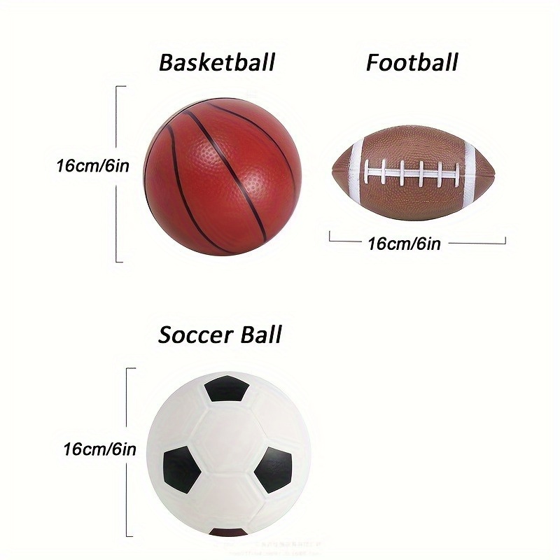 3 PCS 6-Inch Diameter Soccer B - Outdoor Sport An ulasan dan harga
