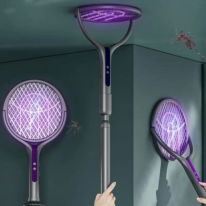 Rotating Head Bug Zapper Racke - Head Racket Boom ulasan dan harga