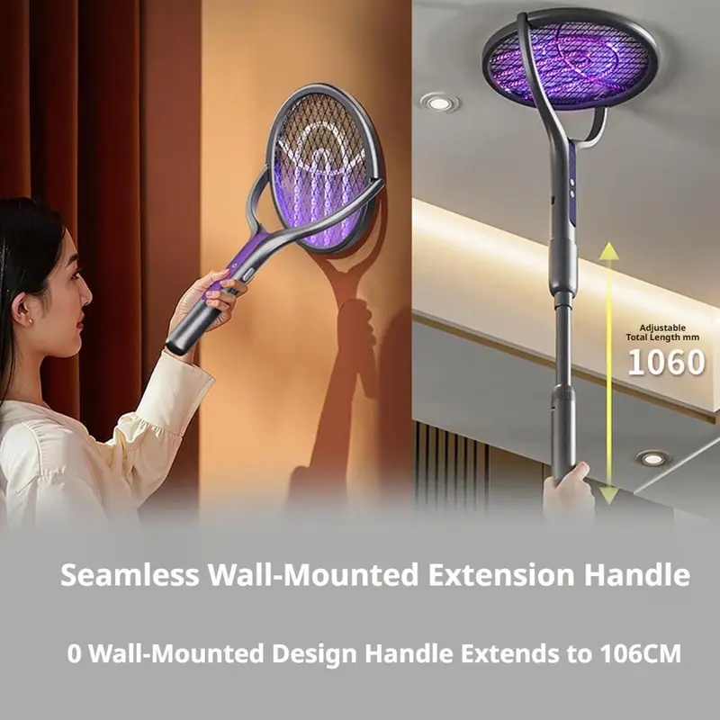 Rotating Head Bug Zapper Racke - Head Racket Boom ulasan dan harga