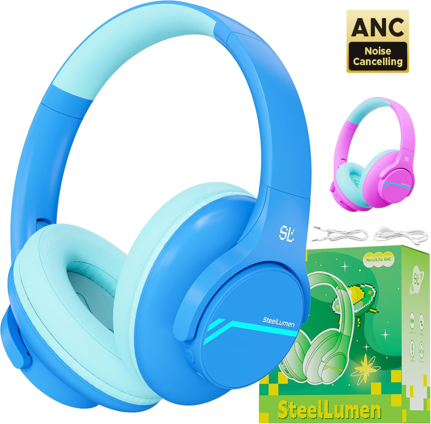 ANC Noise Cancelling Headphone - Outdoor Sport Activities For Kids ulasan dan harga