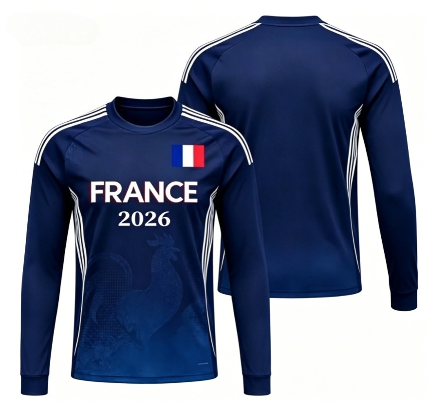 New French round neck long sle - Outdoor Sportswear ulasan dan harga
