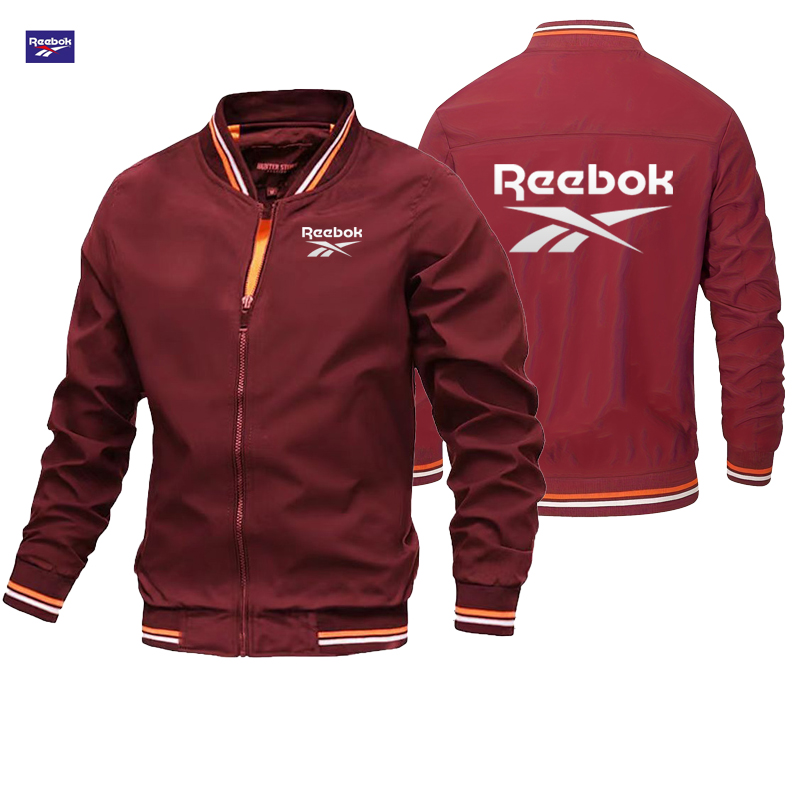 Reebok brand semi-collared jac - Outdoor Sport Brand Jacket ulasan dan harga