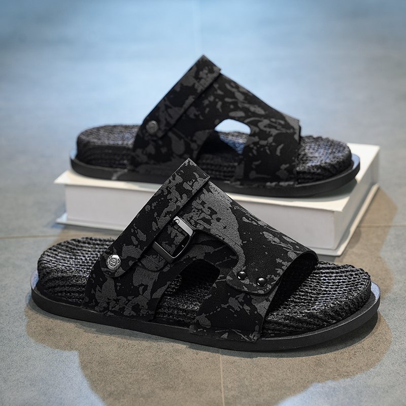 Men's slide casual Sandals sum - Outdoor Sports Shoes ulasan dan harga