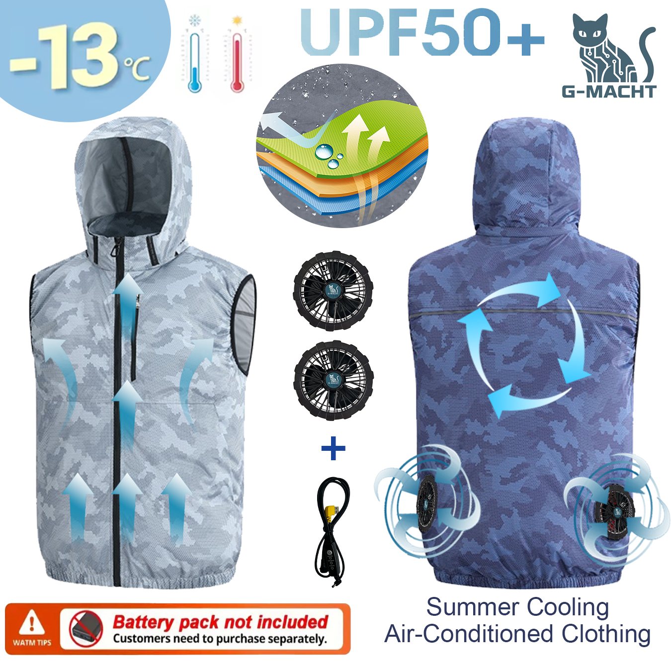 Summer Sport 12V/5V Fan Air Co - Outdoor Sport Brand Jacket ulasan dan harga