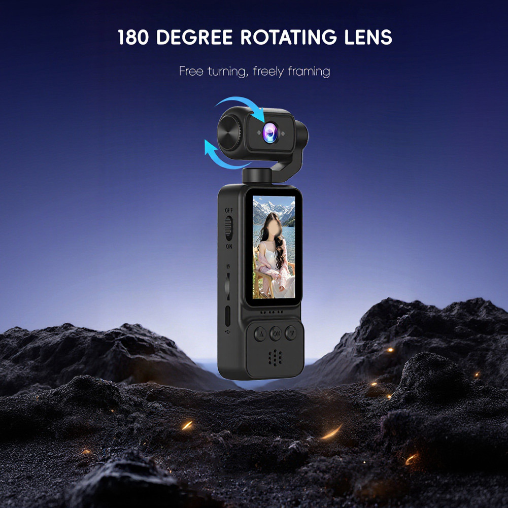 Handheld Vlogging Recorder 4K  - Outdoor Sport Camera ulasan dan harga