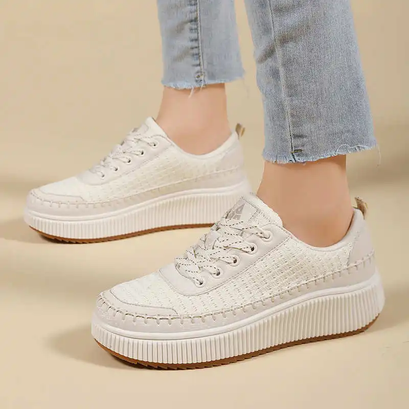 Brown Shoes Woman Flats Autumn - Outdoor Sport Uk ulasan dan harga