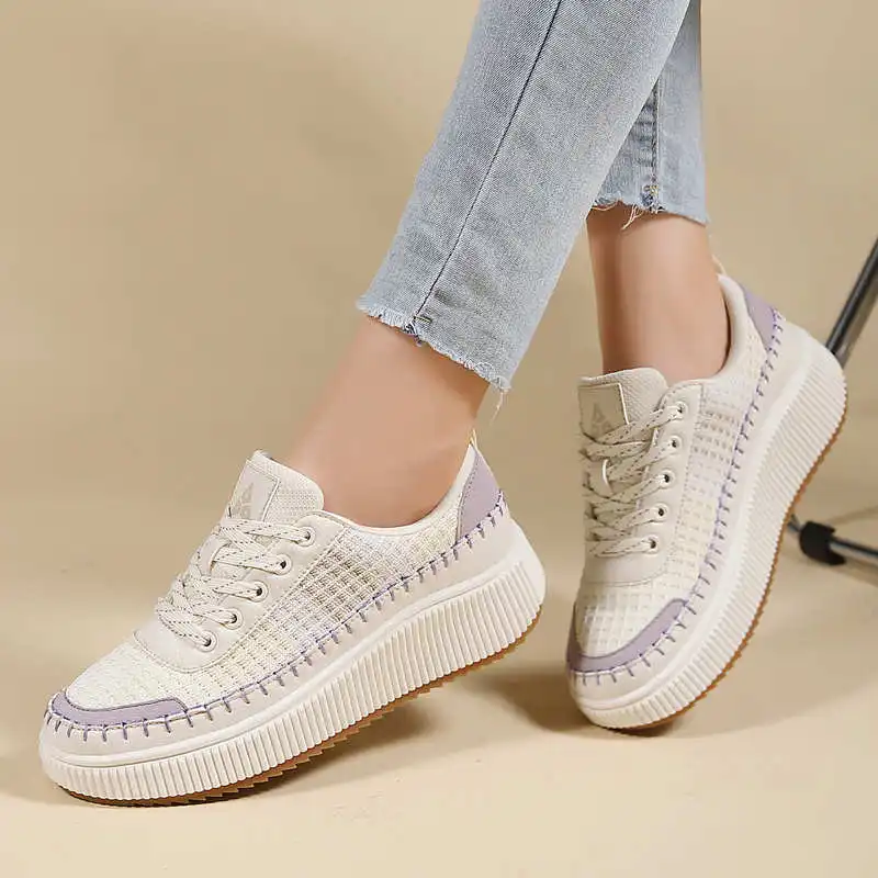 Brown Shoes Woman Flats Autumn - Outdoor Sport Uk ulasan dan harga