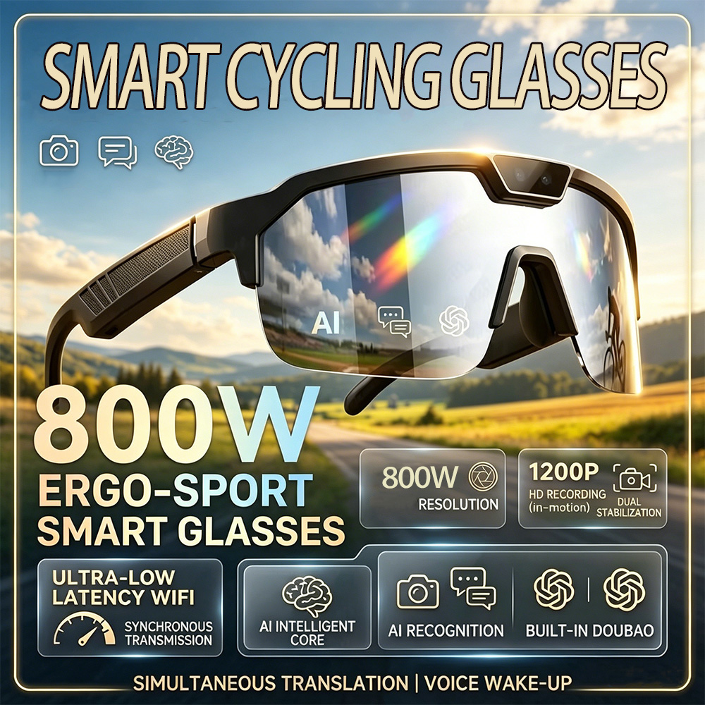 2026 Cycling Glasses with 800W - Outdoor Sport Glasses ulasan dan harga