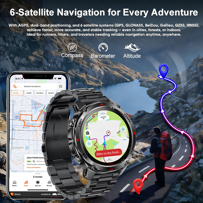 T-Rex 3 Pro Military Grade AGP - Outdoor Sport Smart Watch ulasan dan harga