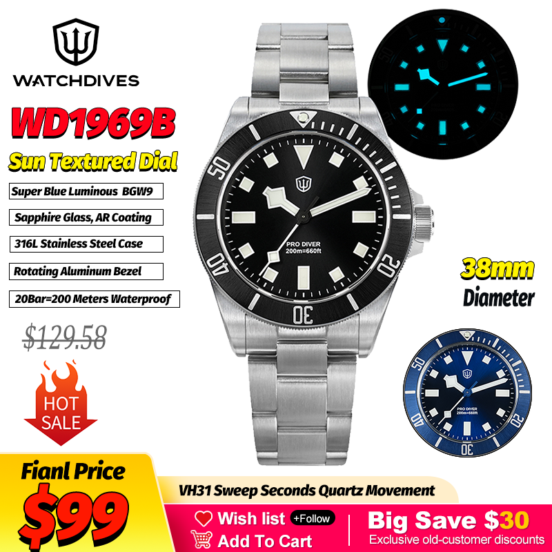 Watchdives WD1969 Sun Textured - Outdoor Sport Smart Watch ulasan dan harga
