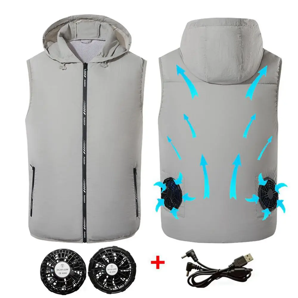 Summer Sport Fan Air Condition - Outdoor Sport Brand Jacket ulasan dan harga