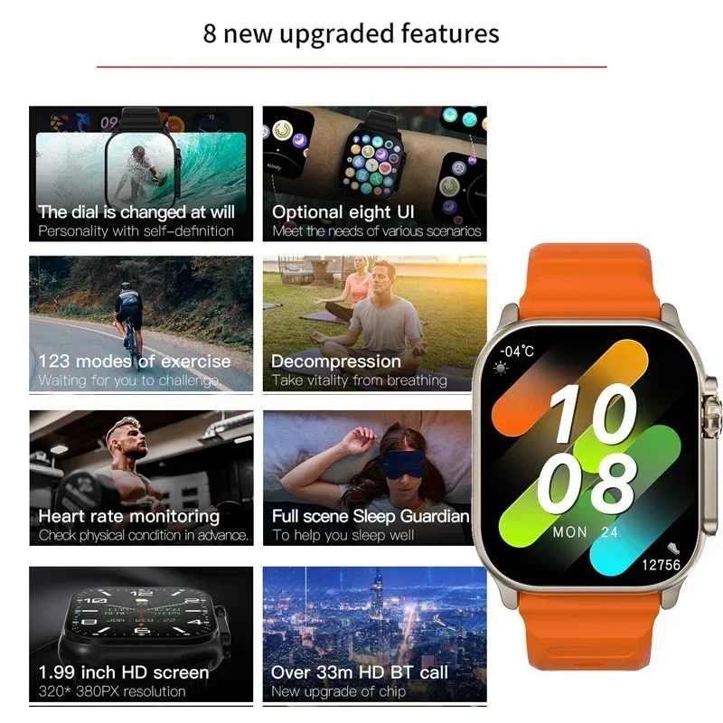 New Series 9 Watch PK HK8 PRO  - Outdoor Sport Smart Watch ulasan dan harga