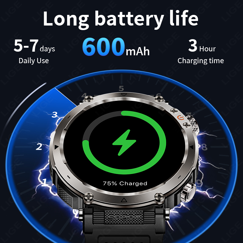 New Military Outdoor Smartwatc - Outdoor Sport Smart Watch ulasan dan harga