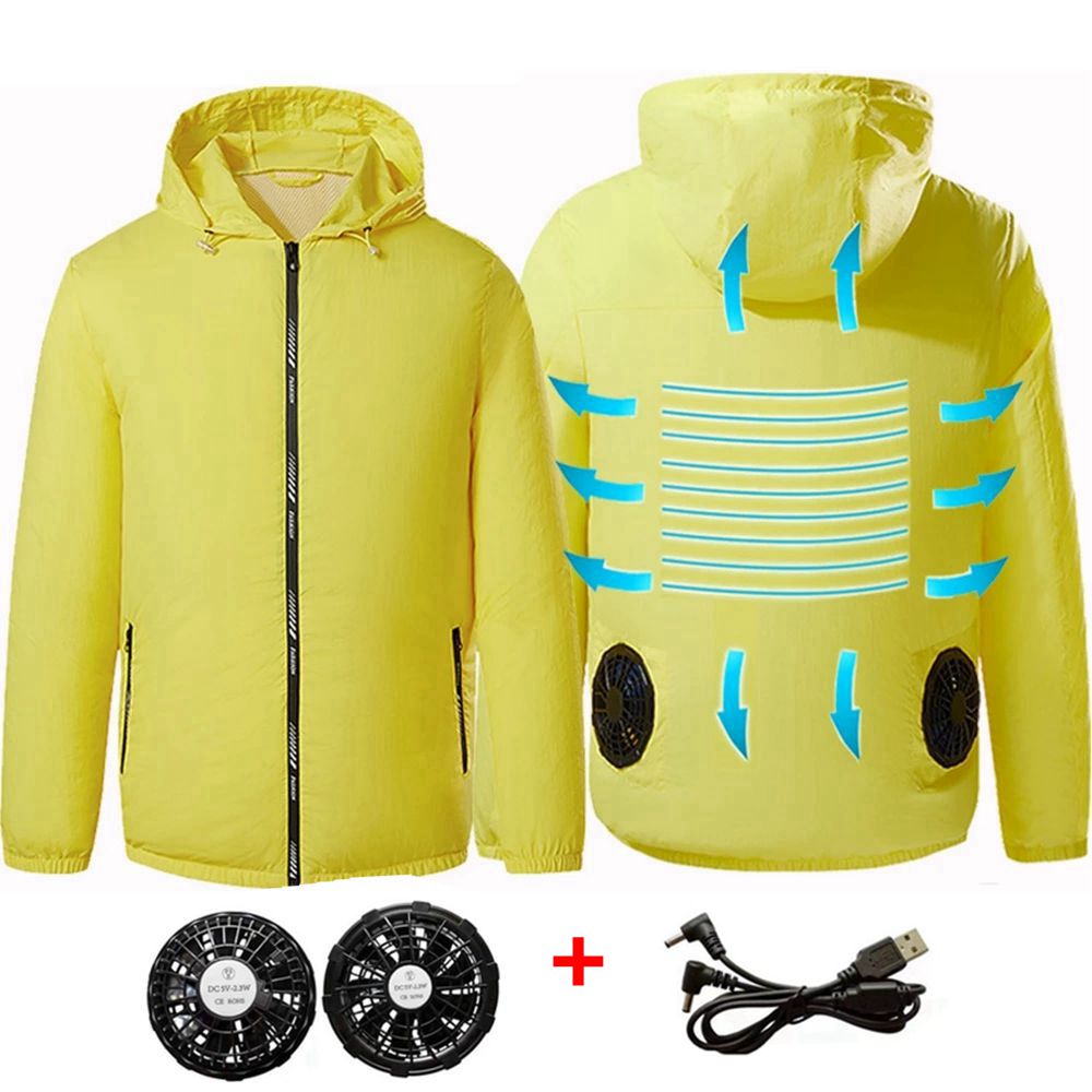 Summer Sport Fan Air Condition - Outdoor Sport Brand Jacket ulasan dan harga