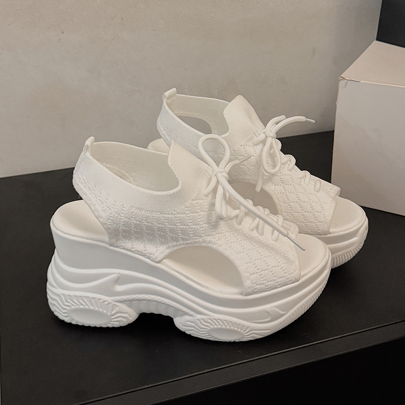 High-end Wedge Platform Mesh S - Outdoor Sports Shoes ulasan dan harga